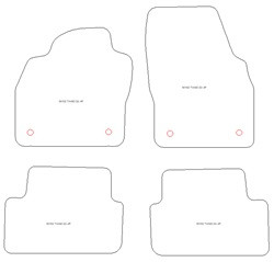 Tappetini auto per Volkswagen Taigo 2021- 