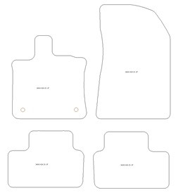 Tappetini per Mitsubishi ASX II (anche Mild Hybrid / Plug-in Hybrid) 2023- MTM One