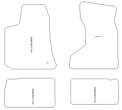 Tappetini per Chrysler 300 4x4 2004-2010 MTM One