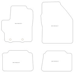 Tappetini per Mazda 2 Hybrid 03.2022- MTM One