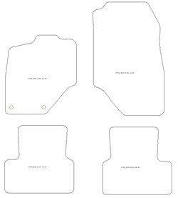 Tappetini per Peugeot 3008 III Plug-in Hybrid / Electric 2024- MTM One