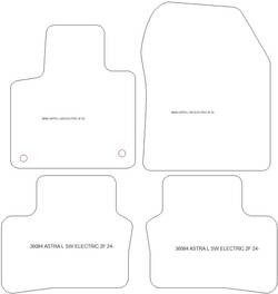 Tappetini auto per Opel Astra L Sports Tourer Electric 2024-