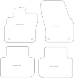 Tappetini auto per Cupra Terramar (anche MEVH / E-Hybrid Plug-in Hybrid) 06.2024-