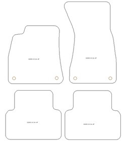 Tappetini per Audi A5 (FU) Wagon 2024- MTM One