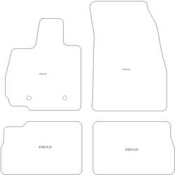 Tappetini auto per Omoda 9 2025-