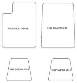 Tappetini per Alfa Romeo 145 / 146 1994-2000