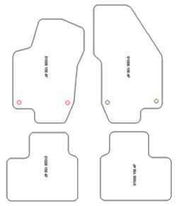 Tappetini per Alfa Romeo 156 1997-2005 MTM Plus