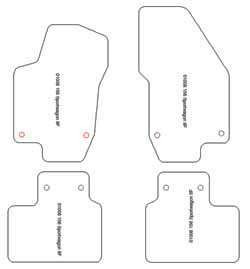 Tappetini per Alfa Romeo 156 Sportwagon / Crosswagon 2000-2007 MTM Plus