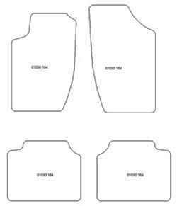 Tappetini per Alfa Romeo 164 1988-1997