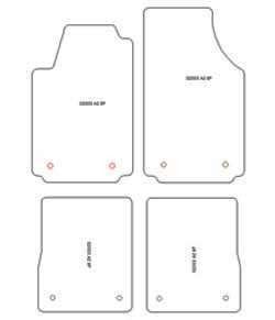 Tappetini per Audi A2 (8Z) 1999-2005