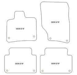 Tappetini per Audi Q7 (4L) 03.2006-05.2015 MTM Plus