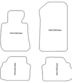 Tappetini per BMW Serie 3 (E92) Coupe 2006-2013