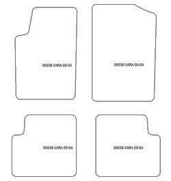 Tappetini per Citroen Xsara 2001-2004