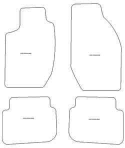 Tappetini per Fiat Croma I 1986-1996