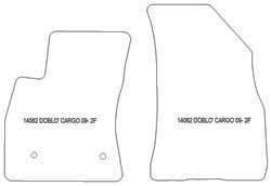 Tappetini per Fiat Doblo II van 2010-2022