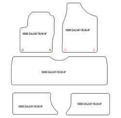 Tappetini per Ford Galaxy I 1995-05.2006