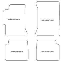 Tappetini per Honda Accord VI 1998-2002 MTM Plus