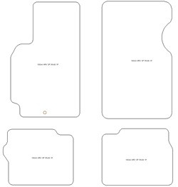 Tappetini per Honda HR-V 5 porte 1999-2006 MTM Plus