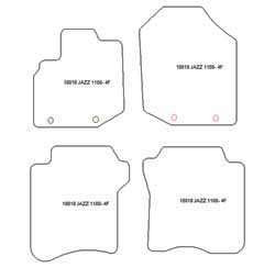 Tappetini per Honda Jazz 11.2008-2012 MTM Plus