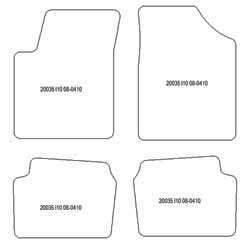 Tappetini per Hyundai i10 03.2008-04.2010 MTM Plus