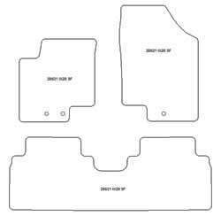 Tappetini per Hyundai ix20 05.2010-2019 MTM Plus