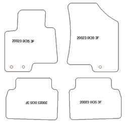 Tappetini per Hyundai ix35 2010-2015 MTM Plus