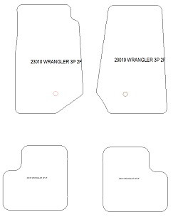 Tappetini per Jeep Wrangler 1987-2007 MTM Plus