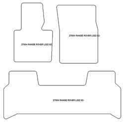 Tappetini per Land Rover Range Rover (L322) 03.2002-2012 MTM Plus