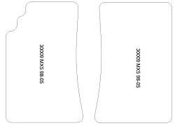 Tappetini per Mazda MX-5 (NB) 1999-10.2005 MTM Plus