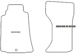 Tappetini per Mazda MX-5 (NC) 11.2005-2010