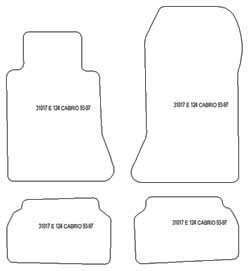 Tappetini per Mercedes Classe E (W124) Cabrio 1993-1997