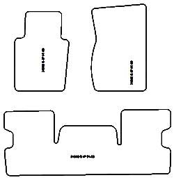Tappetini per Mercedes Classe G 4 porte 1979-2008