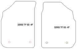 Tappetini per MG TF 2002-/