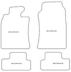 Tappetini per Mini Mini (R50 & R53) 2001-10.2006