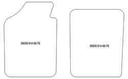 Tappetini per Porsche 914 1969-1976