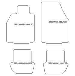 Tappetini per Porsche 997 carrera 2004-/