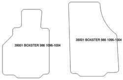 Tappetini per Porsche Boxster (986) 1996-10.2004