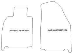 Tappetini per Porsche Boxster (987) 11.2004-2012