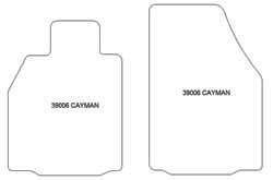 Tappetini per Porsche Cayman 11.2005-2013