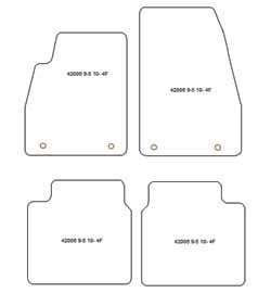 Tappetini per Saab 9-5 07.2010-2011 MTM Plus