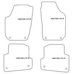 Tappetini per Skoda Fabia II (5J) Hatchback 03.2007-10.2014