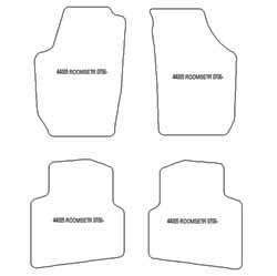 Tappetini per Skoda Roomster 07.2006-04.2015 MTM Plus