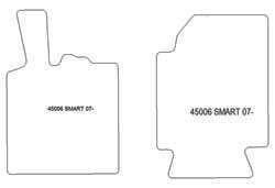 Tappetini per Smart Fortwo II 2007-2014