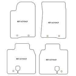 Tappetini per SsangYong Actyon 2006-2009