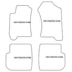 Tappetini per Subaru Forester I (SF) 1997-09.2002