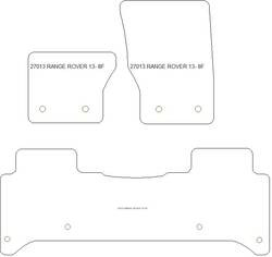 Tappetini per Land Rover Range Rover IV (L405) (anche Plug-in Hybrid) 01.2013-05.2022 MTM Plus