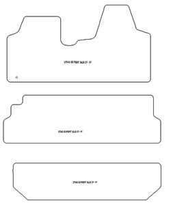 Tappetini per Peugeot Expert II bus 2007-2016 MTM Plus