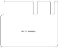 Tappetini per Mercedes Vito autobus 08.2003-2014