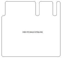 Tappetini per Mercedes Vito autobus 08.2003-2014