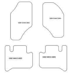 Tappetini per Isuzu D-Max 2003-2011 MTM Plus